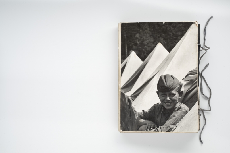 Plátěná osada. Autorská maketa. 1956 