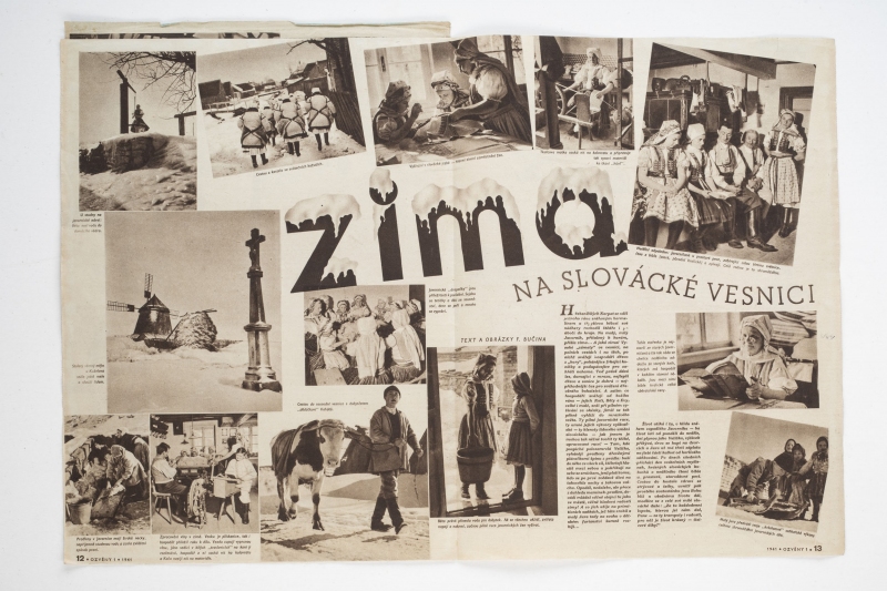 Zima na Slovácké vesnici