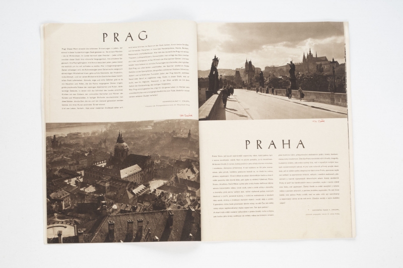 Praha. Karlův most. Pražský hrad.